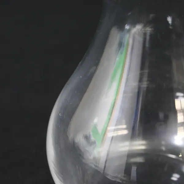 Clear Glass Hyacinth Forcing Vase Bulb Planter Tabletop 6in