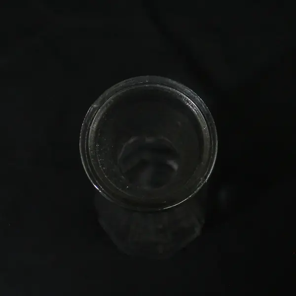 Vintage Clear Glass Bud Vase 9in Tall Single Stem Flower