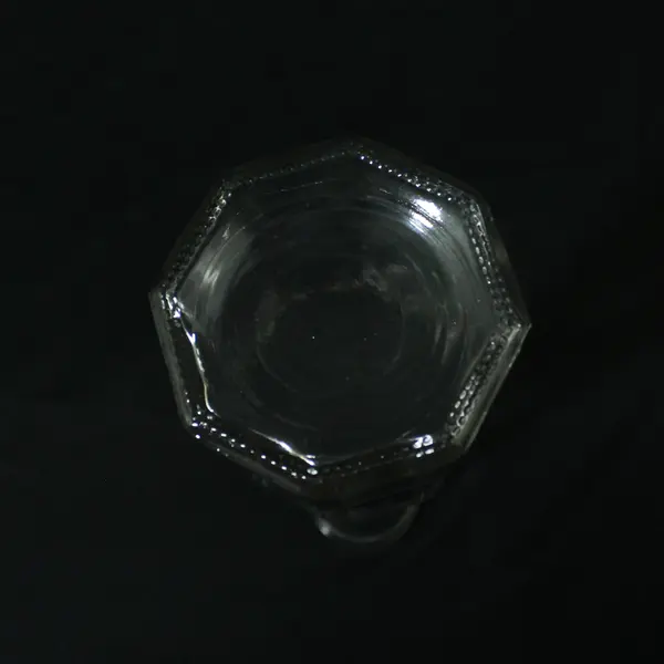 Vintage Clear Glass Bud Vase 9in Tall Single Stem Flower