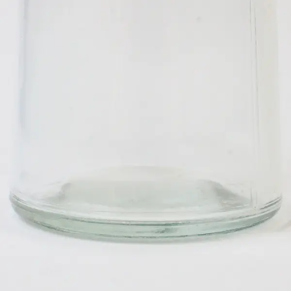 Clear Glass Bud Vase 9in Hand-Blown Look Single Stem Decorative