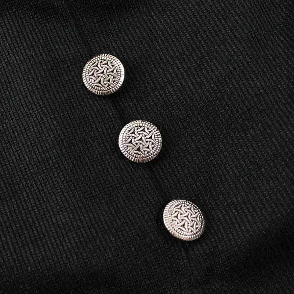 Vany New York Red and Black Striped Faux Layered Long-Sleeved Top Women's 14