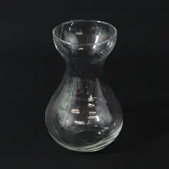 Clear Glass Hyacinth Forcing Vase Bulb Planter Tabletop 5.75in