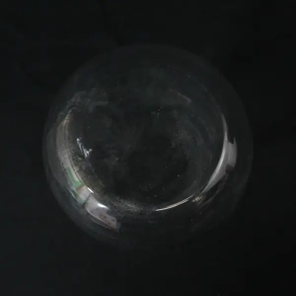 Clear Glass Hyacinth Forcing Vase Bulb Planter Tabletop 5.75in