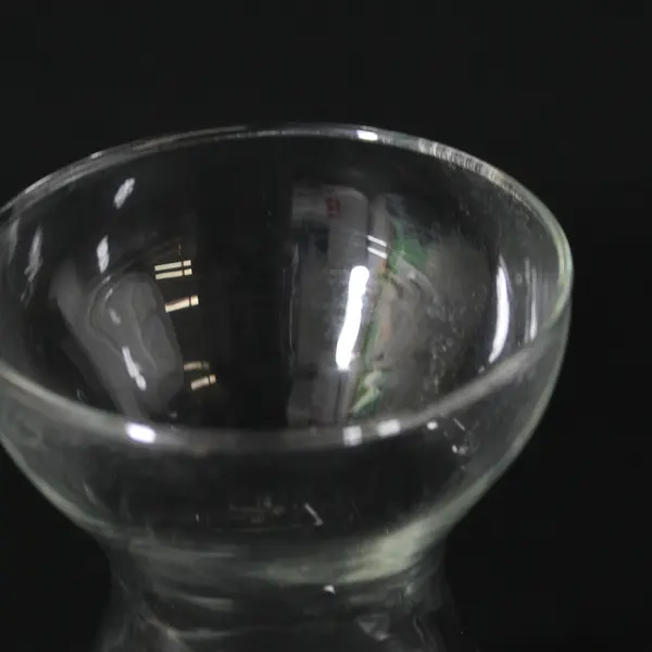 Clear Glass Hyacinth Forcing Vase Bulb Planter Tabletop 5.75in