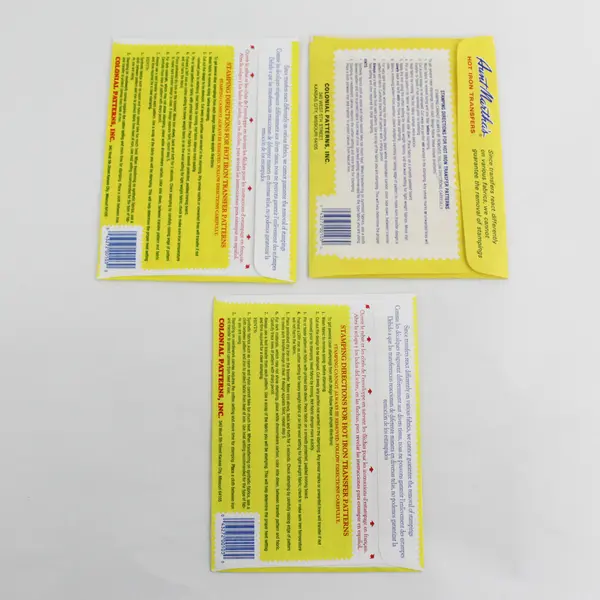 Lot of 3 Aunt Martha's 3859 Jolly Ole Santa Hot Iron Transfer Patterns