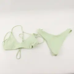 Zaful Mint Green 2 Pc Bikini Swimsuit Women's Size Small