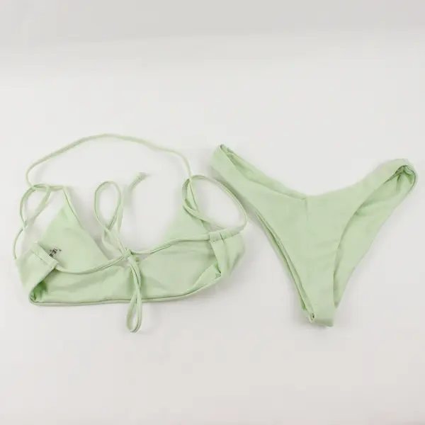 Zaful Mint Green 2 Pc Bikini Swimsuit Women's Size Small