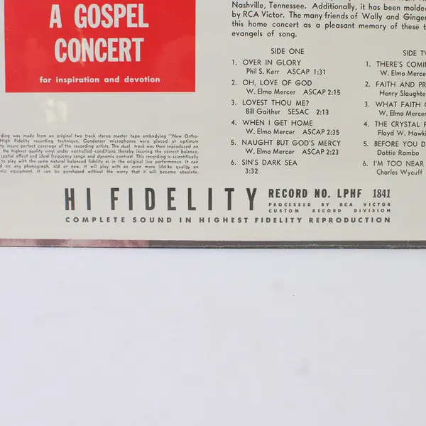 Wally And Ginger Sing For You Solo Duets Sealed 12" Vinyl Record