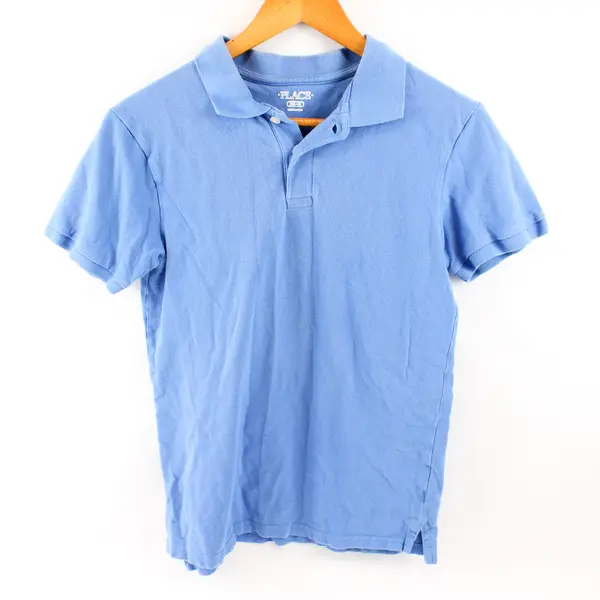Children's Place Sky Blue Polo Shirt Boys' XXL 16