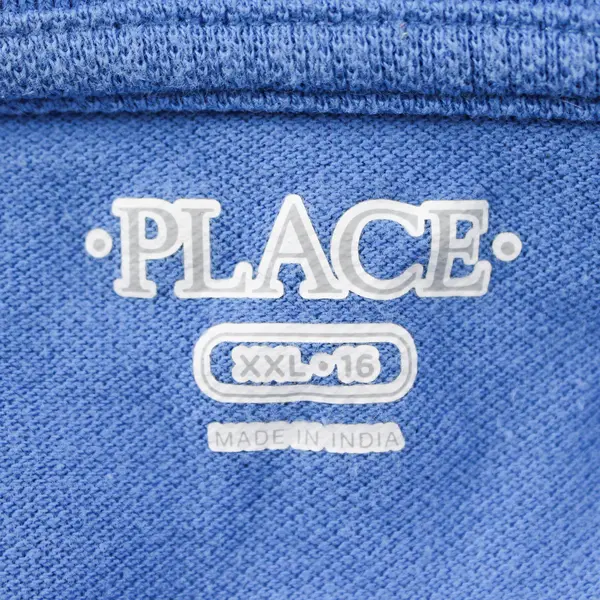 Children's Place Sky Blue Polo Shirt Boys' XXL 16