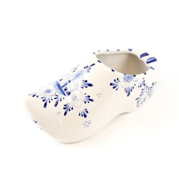 Unbranded Delft Blue/White Ceramic Shoe Holland Souvenir Flower Pot/Ash Tray