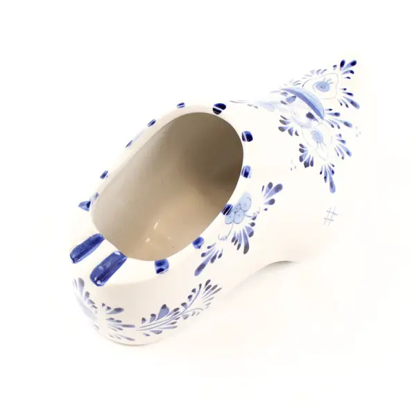 Unbranded Delft Blue/White Ceramic Shoe Holland Souvenir Flower Pot/Ash Tray