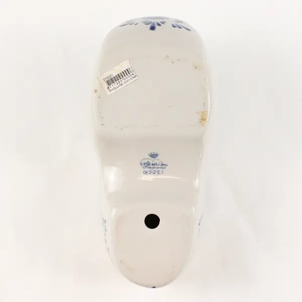 Unbranded Delft Blue/White Ceramic Shoe Holland Souvenir Flower Pot/Ash Tray