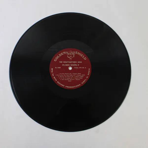 The Weatherford Sing "It's Been Worth It" 12" Vinyl Record