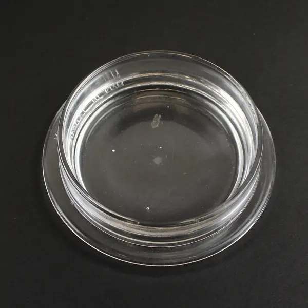 Set Of 2 Unbranded Clear Glass Cheese/Small Cake Dome Lid With Matching Plate