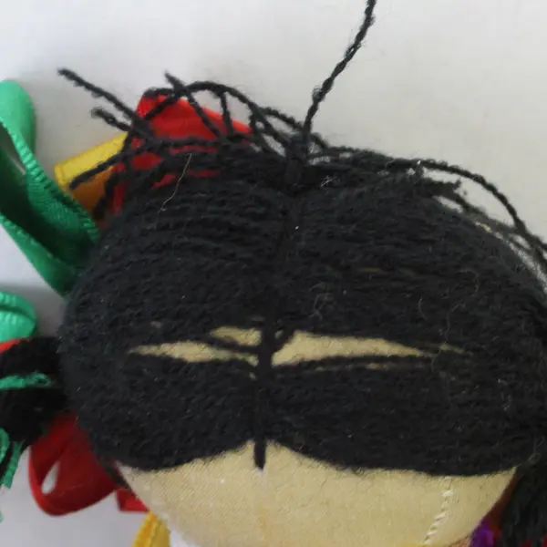 Mexican Artisan Rag Doll 5-6" Small Folk Art Cloth Collectible