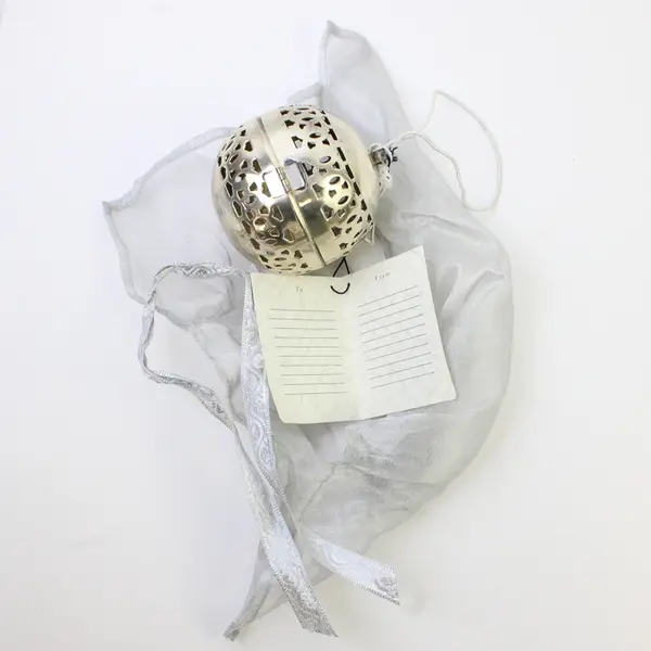 Two's Company Silver Plated 'Circle of Friends' Gift Ball - New