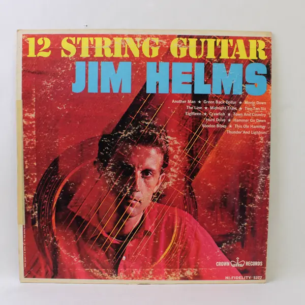 Jim Helms - 12 String Guitar 12" Vinyl Record