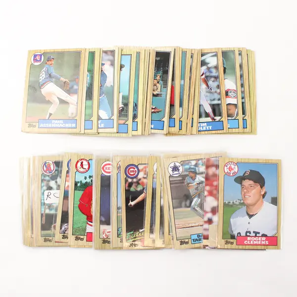 1987 Topps Baseball Cards - 50 Card Lot Set Builders Stars & HOF