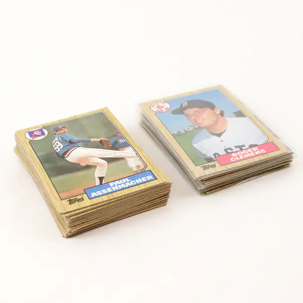 1987 Topps Baseball Cards - 50 Card Lot Set Builders Stars & HOF