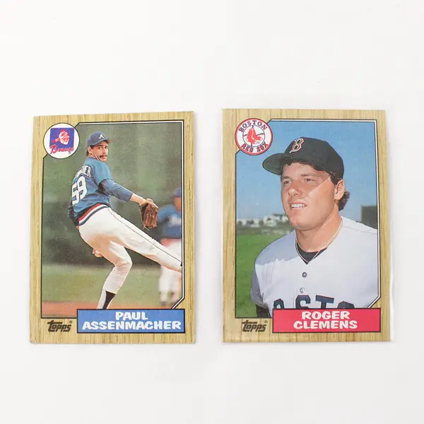 1987 Topps Baseball Cards - 50 Card Lot Set Builders Stars & HOF