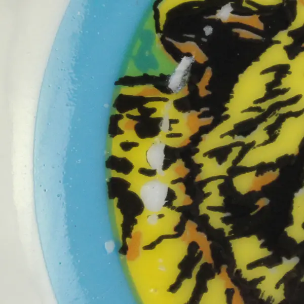 Set of 2 Spin Original Wildlife Safari Mini Cups & Saucers Souvenir