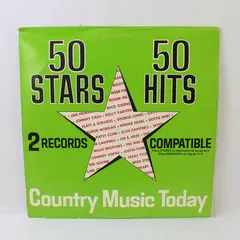 50 Stars 50 Hits Country Music Today (2xLP, Compilation) 12" Vinyl Record