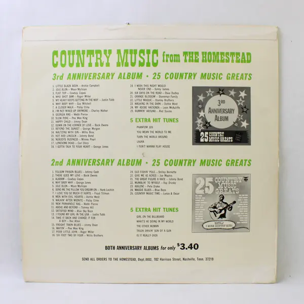 50 Stars 50 Hits Country Music Today (2xLP, Compilation) 12" Vinyl Record