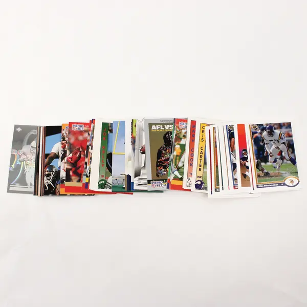 Lot of 50 1990s Football Cards Jerry Rice Hall of Famers Rookies