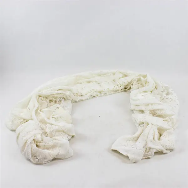 Vintage White Floral Lace Rectangular Tablecloth 60" x 90"