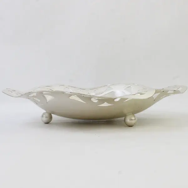 Vintage 1974 WMF Ikora 8\" Silver Plated 3-Legged Bowl Germany