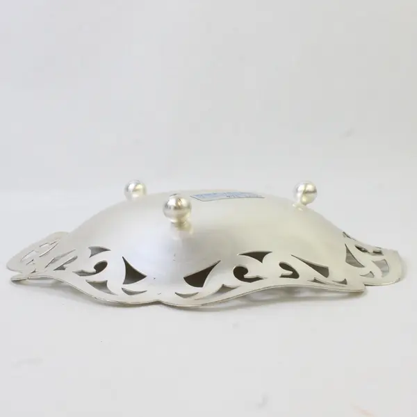 Vintage 1974 WMF Ikora 8\" Silver Plated 3-Legged Bowl Germany