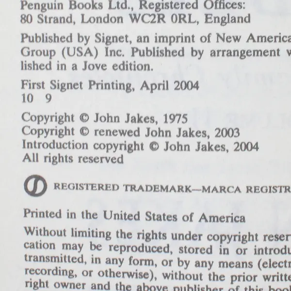 Vintage The Rebels by John Jakes Kent Family Chronicles Vol II 2004 Paperback