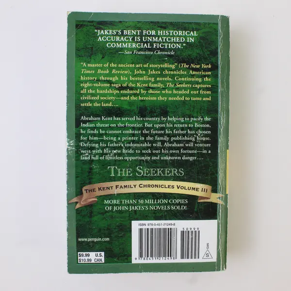 Vintage The Seekers by John Jakes Kent Family Chronicles Vol III 2004 Paperback