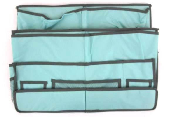 Lot of 4 Behind Car Seat Hanging Closet Multi Pocket Storage Organizer Pink Teal