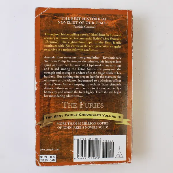 Vintage The Furies by John Jakes Kent Family Chronicles Vol IV 2004 Paperback