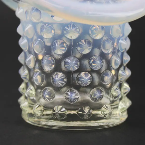 Fenton Glass Hobnail French (Opalescent) Pattern 2.75" Tall Topper (Top Hat)