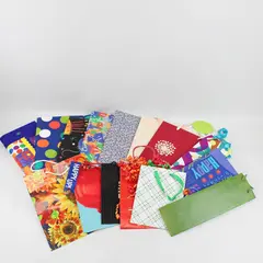 Mixed Lot of 15 Birthday Gift Bags Various Sizes Party Supplies