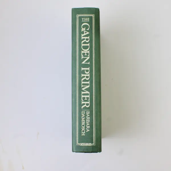 Vintage The Garden Primer by Barbara Damrosch 1988 HC Illustrated No DJ Good