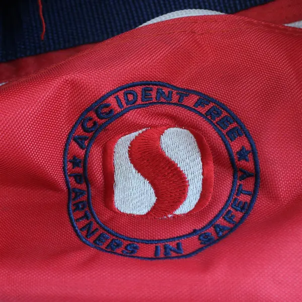 Safeway Red White & Blue Duffel Bag Retro Promo Travel Gym Tote