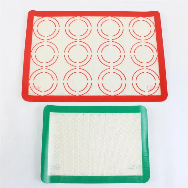 Lot of 2 Miu France Silicone Baking Mats 9" & 14" Nonstick