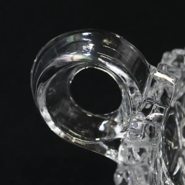 Fostoria American Brilliant 3 Corner Single Handle  Nappy Star Pattern