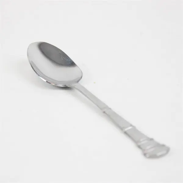 Set of 5 Oneida Sanctuary Stainless Oval Soup Spoons 7in