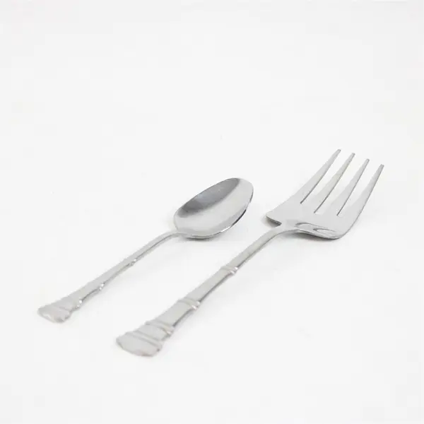 Lot of 3 Oneida Sanctuary Stainless 2 Teaspoons & A Serving Fork