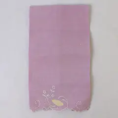 Vintage Embroidered Cutwork Lavender Purple Fingertip Hand Towel