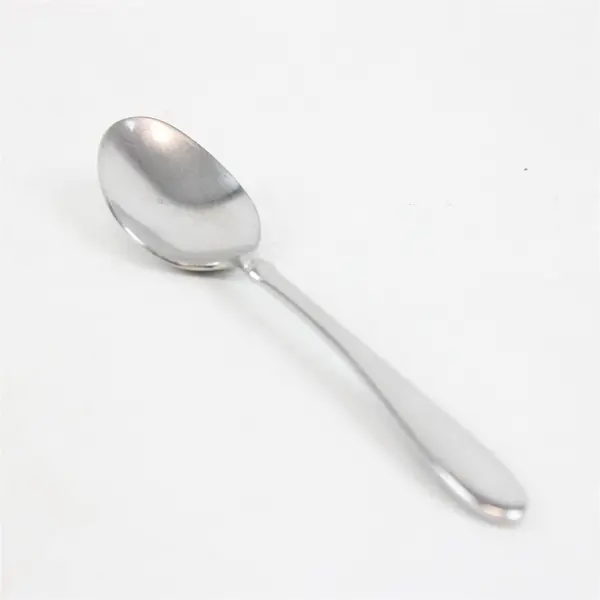 Set of 6 Oneida Seymour Stainless Place/Oval Soup Spoons