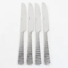 Set of 4 Oneida Lynx Stainless New French Solid Knives