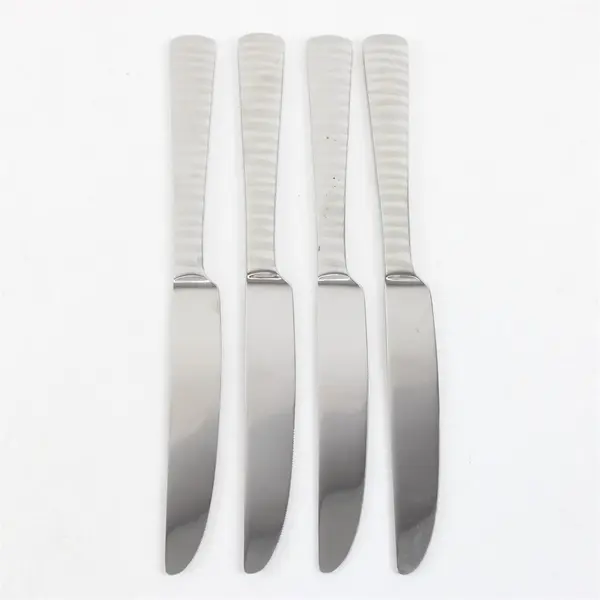 Set of 4 Oneida Lynx Stainless New French Solid Knives