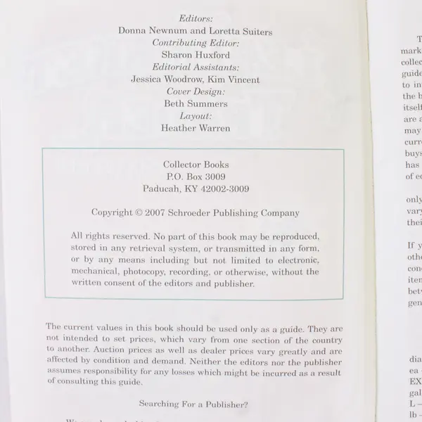 Flea Market Trader Sixteenth Edition 2007 Paperback Thousands of Items Good