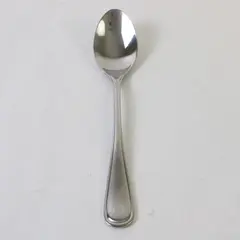 Set of 4 Oneida New Rim Stainless Oval Soup Spoons 7.25in